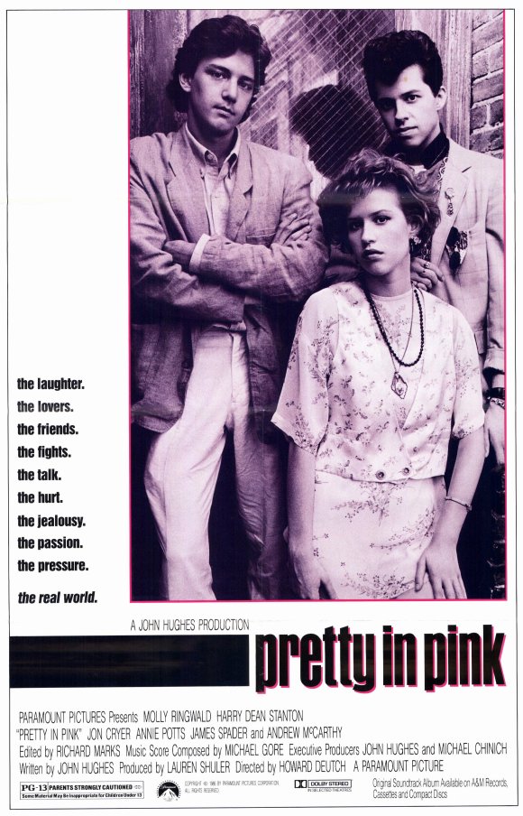 romantic movies 80s: pretty in pink
