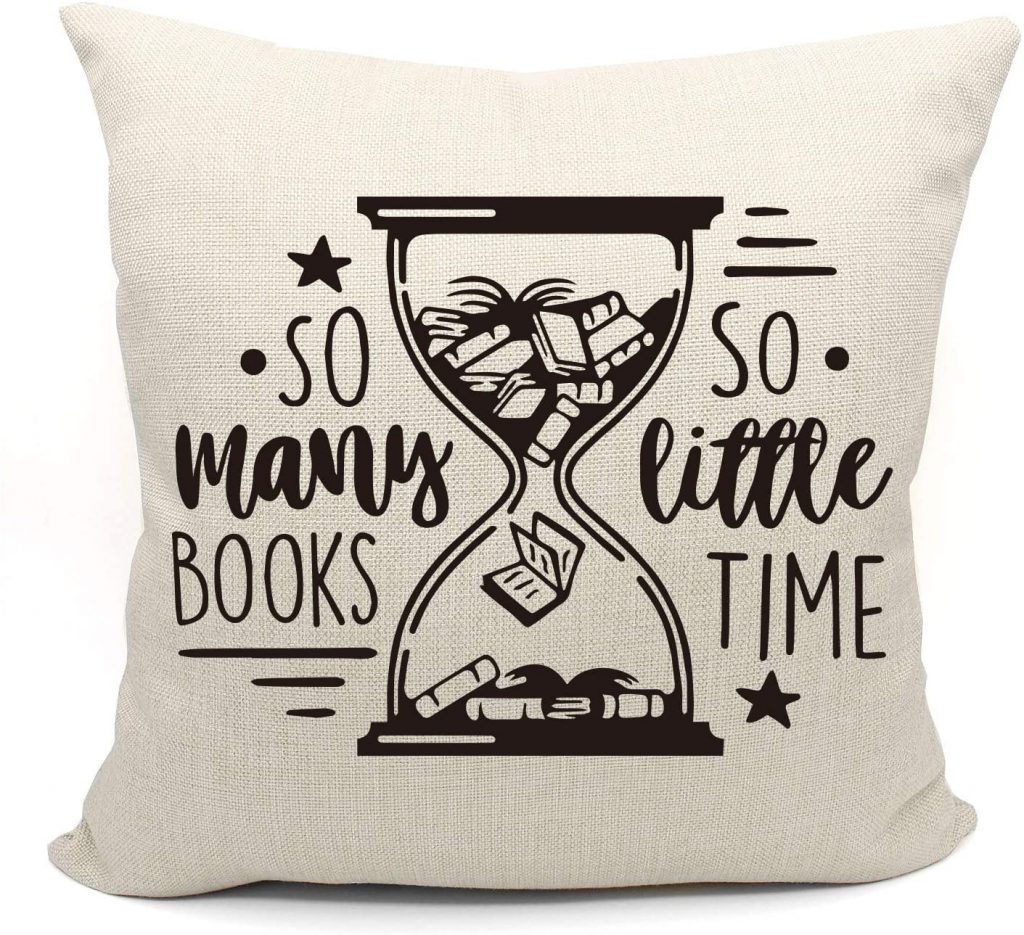 pillows for reading in bed: so many books