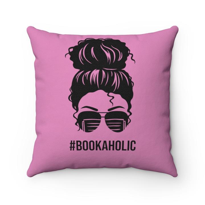 pillows for reading in bed: #bookaholic